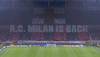 重回欧冠舞台！南看台赛前TIFO：AC米兰回来了！