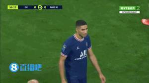 法甲-阿什拉夫直红双方各一粒进球被吹 十人巴黎0-0马赛