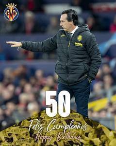 欧联杯之王！祝黄潜主帅埃梅里50岁生日快乐~
