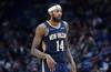 鹈鹕官方：英格拉姆因左跟腱酸痛退出今日比赛