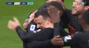 米兰1-0领先恩波利！吉鲁任意球被封堵，卡卢卢冷箭飙进