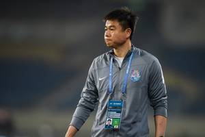 记者:天津津门虎4月10日与北京国安进行封闭热身赛